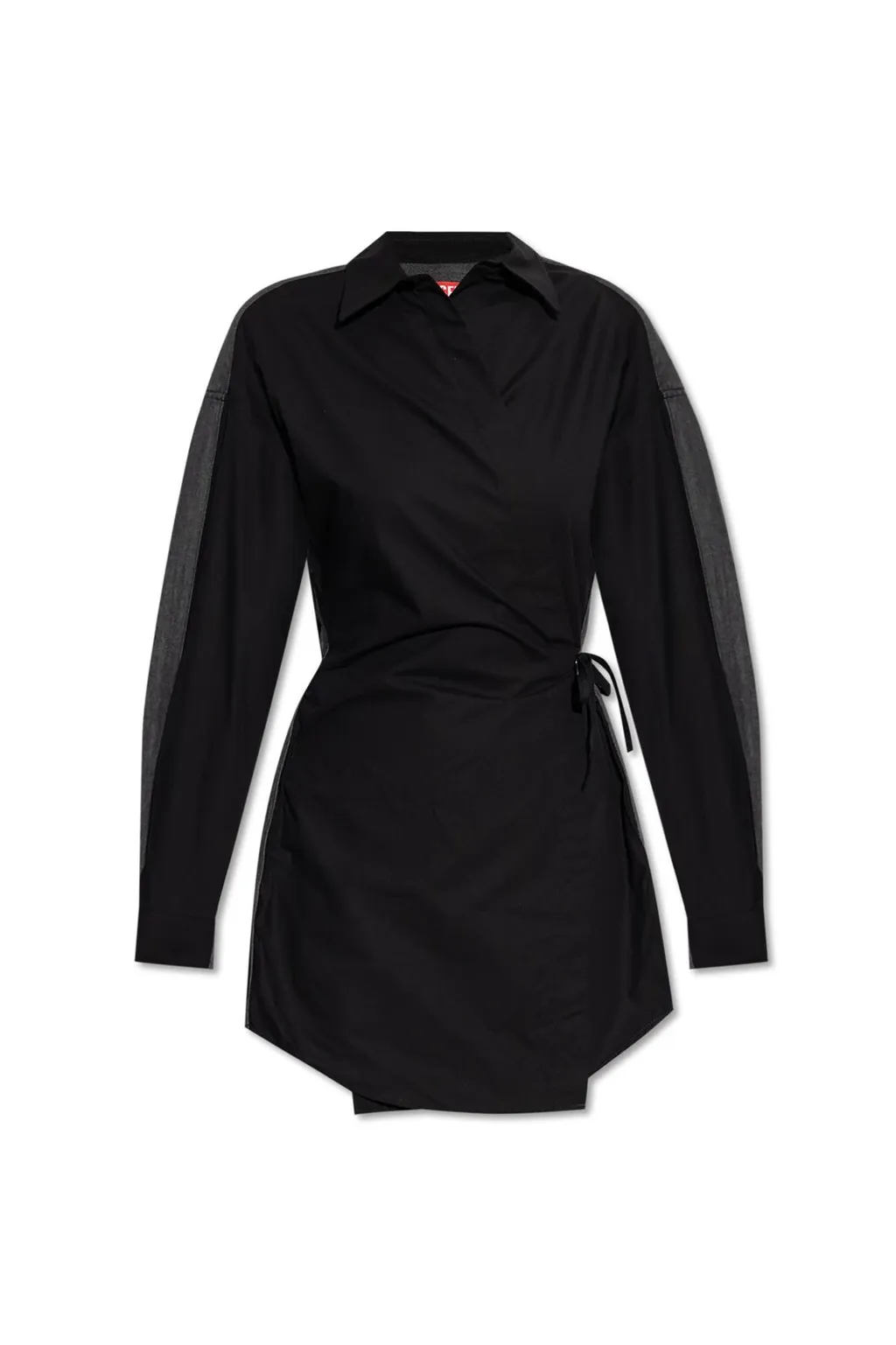 D-Elphi-Den Wrap Shirt Dress