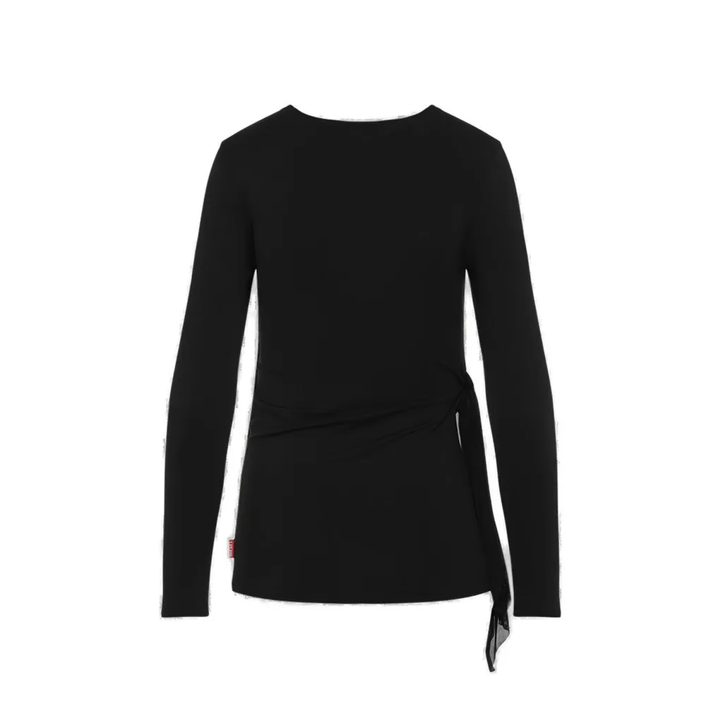 T-Crissy-Plain Draped Top