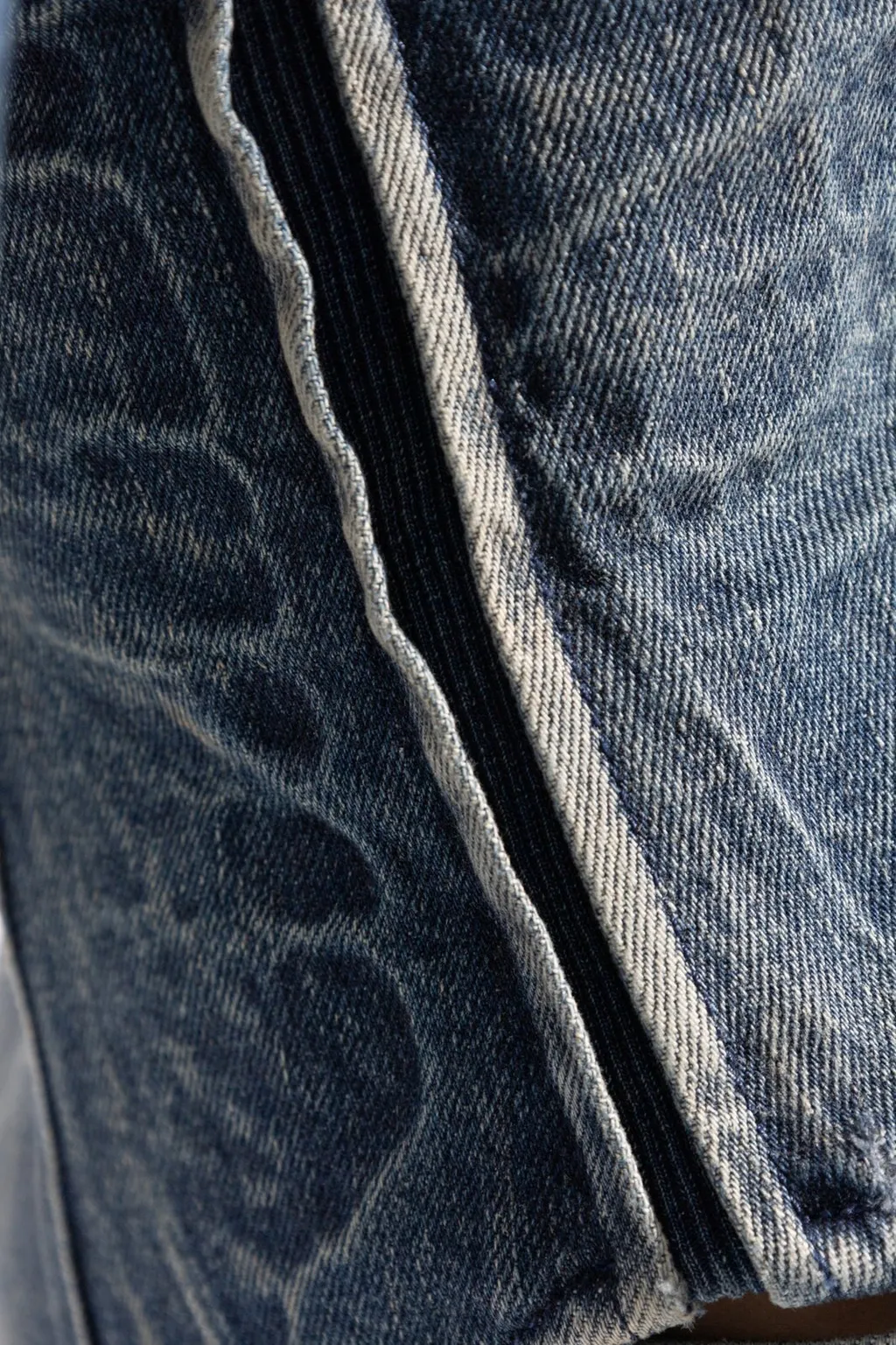 Round Neck Zip-Up Denim Jacket