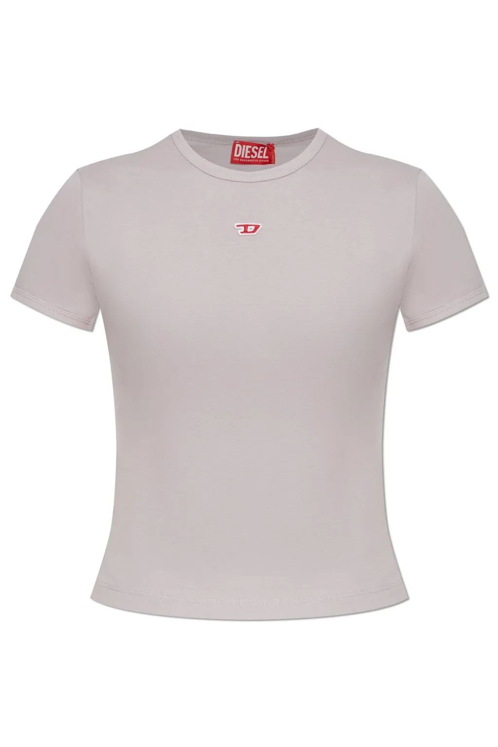 T-Uncutie-Long-D Embroidered D Patch T-Shirt