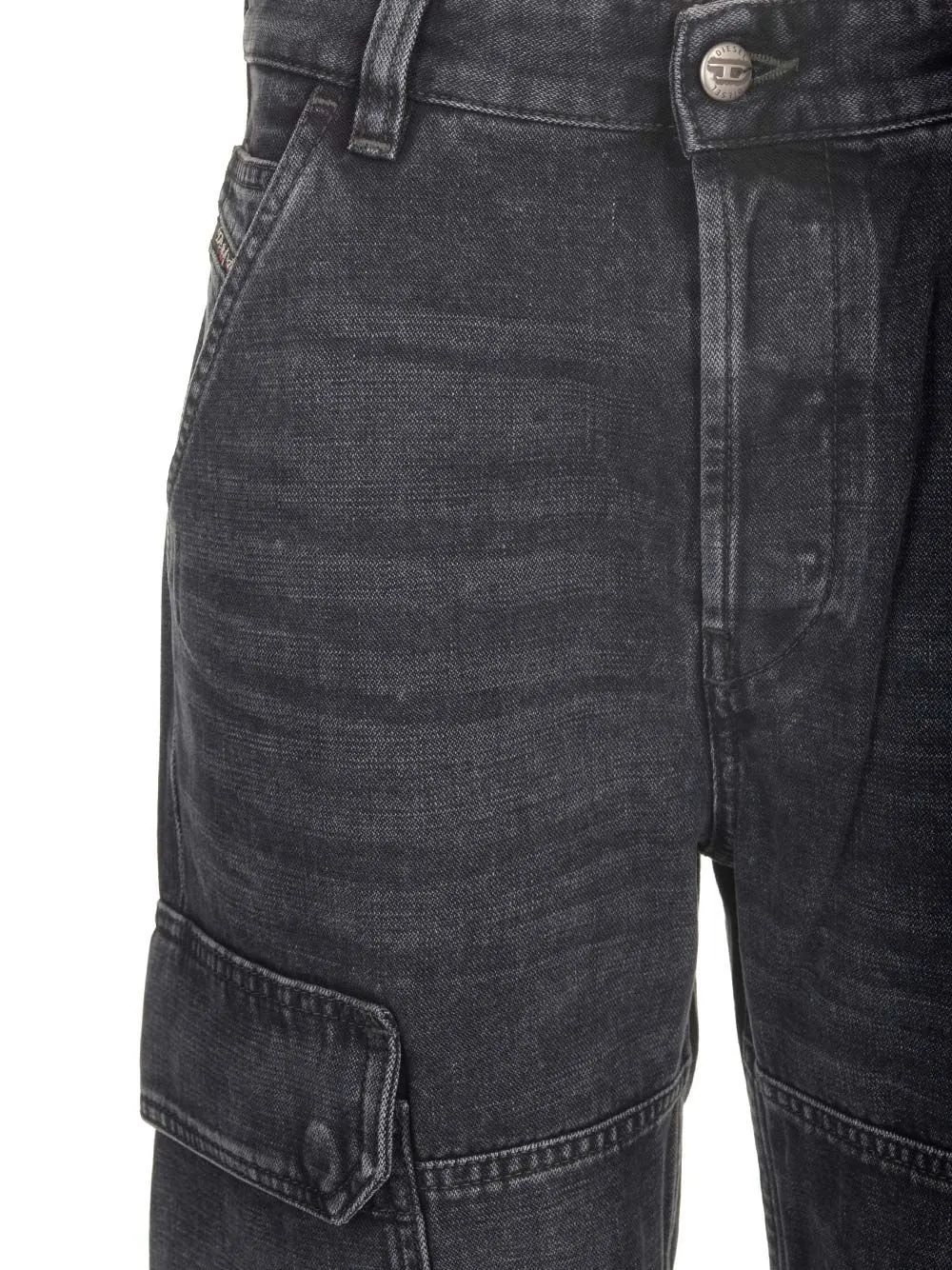D-Pot Cargo Straight Leg Jeans