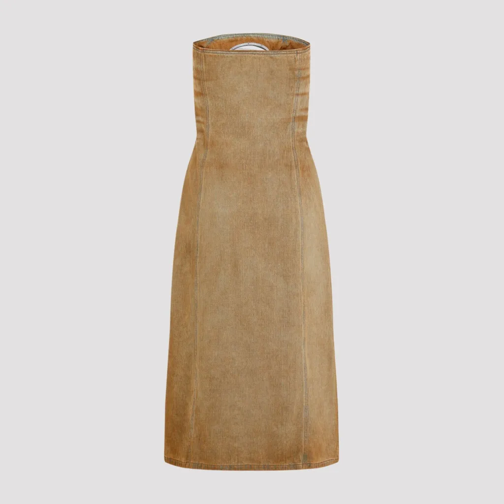 Strapless Cutout Dress