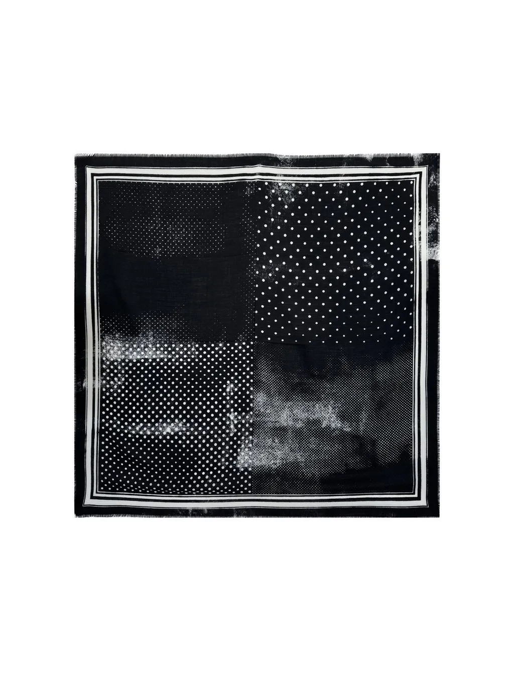 Frayed Square Scarf