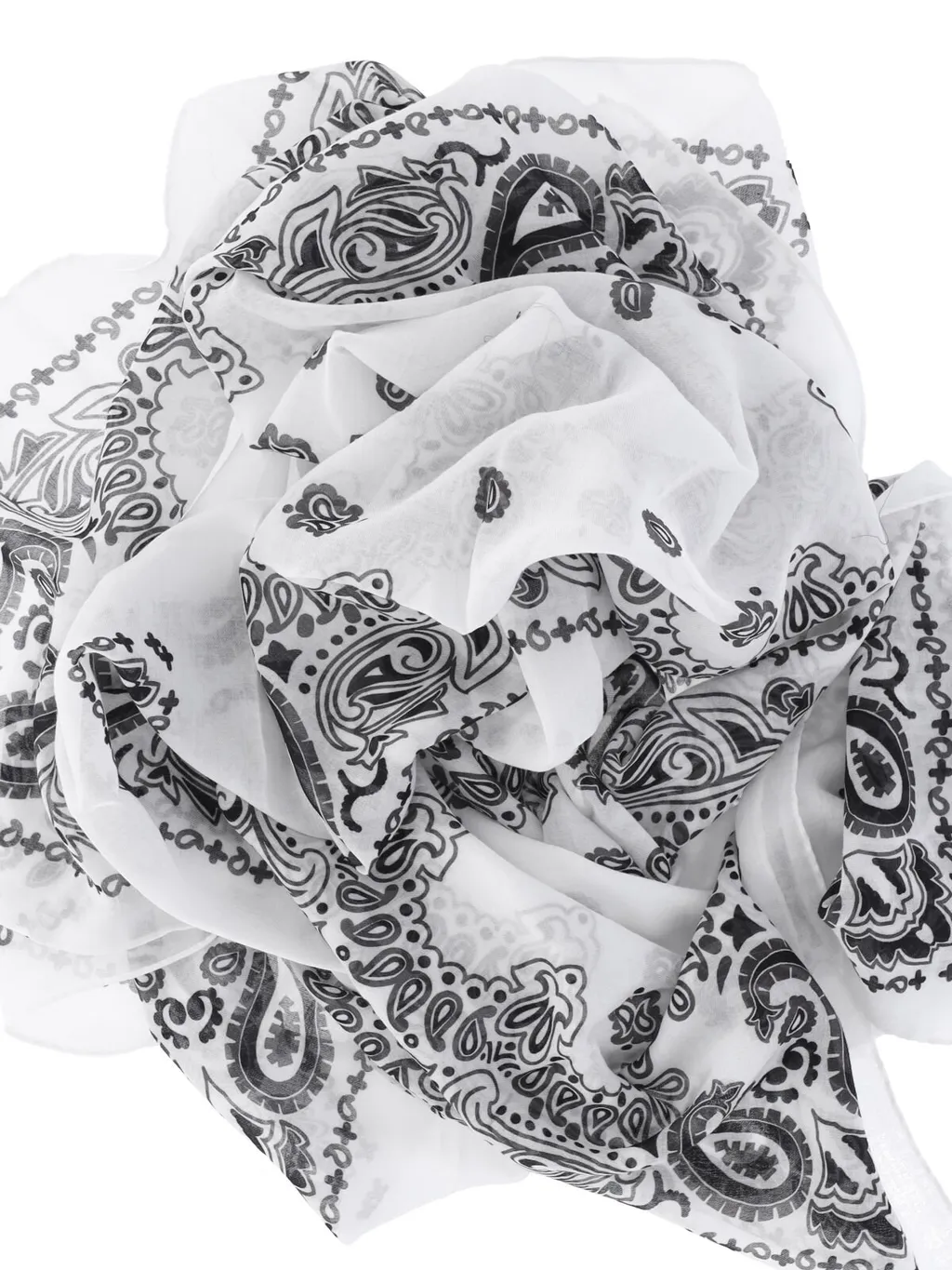Graphic Printed Square Scarf