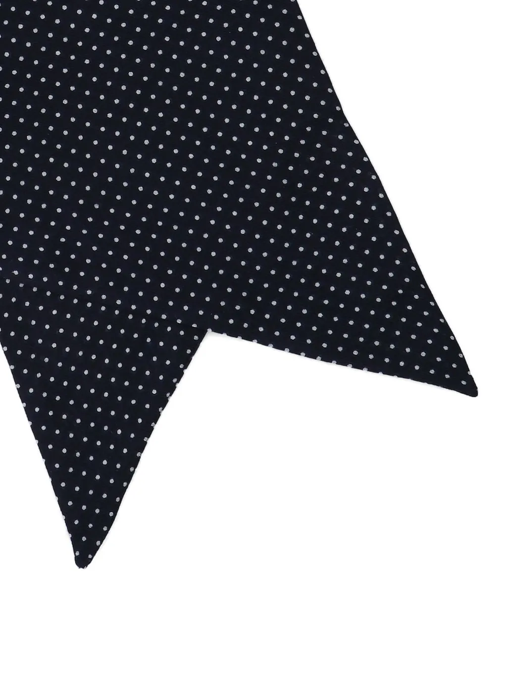 Logo Patch Dot Printed Scarf