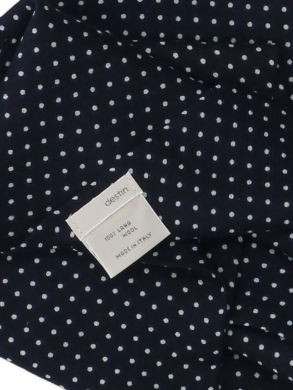 Logo Patch Dot Printed Scarf