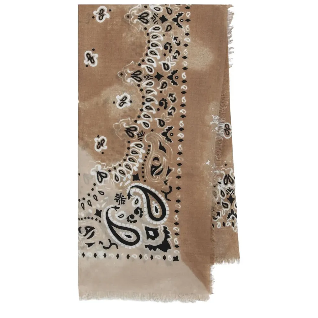 Paisley Wool Scarf