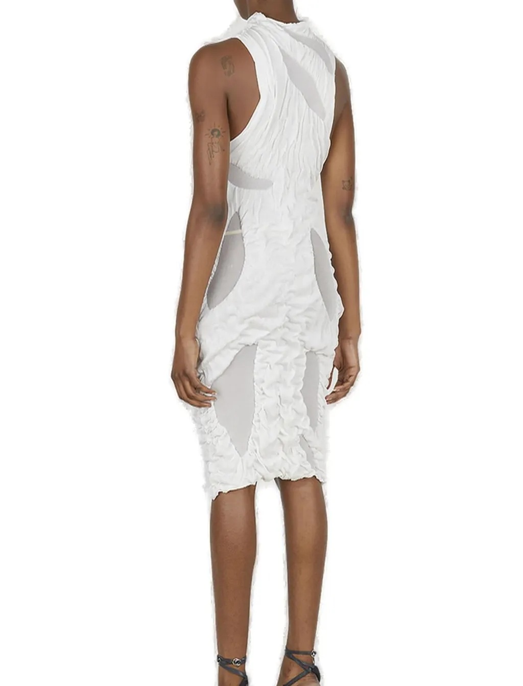 Wetlook Knit Mini Dress