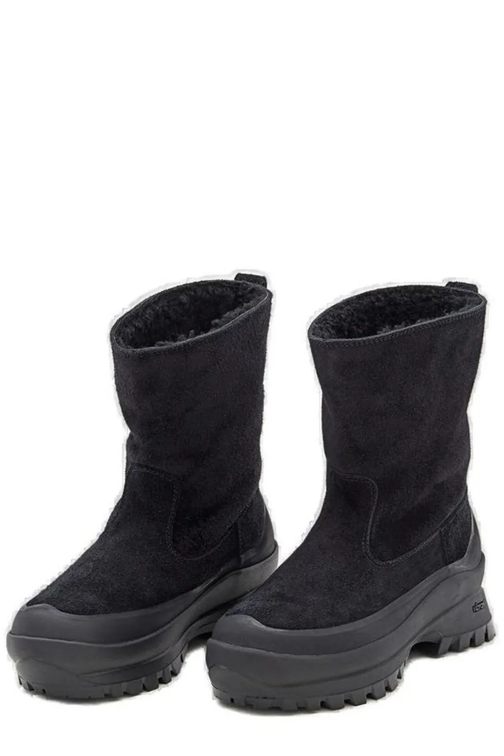 Logo Embossed Ankle Boots