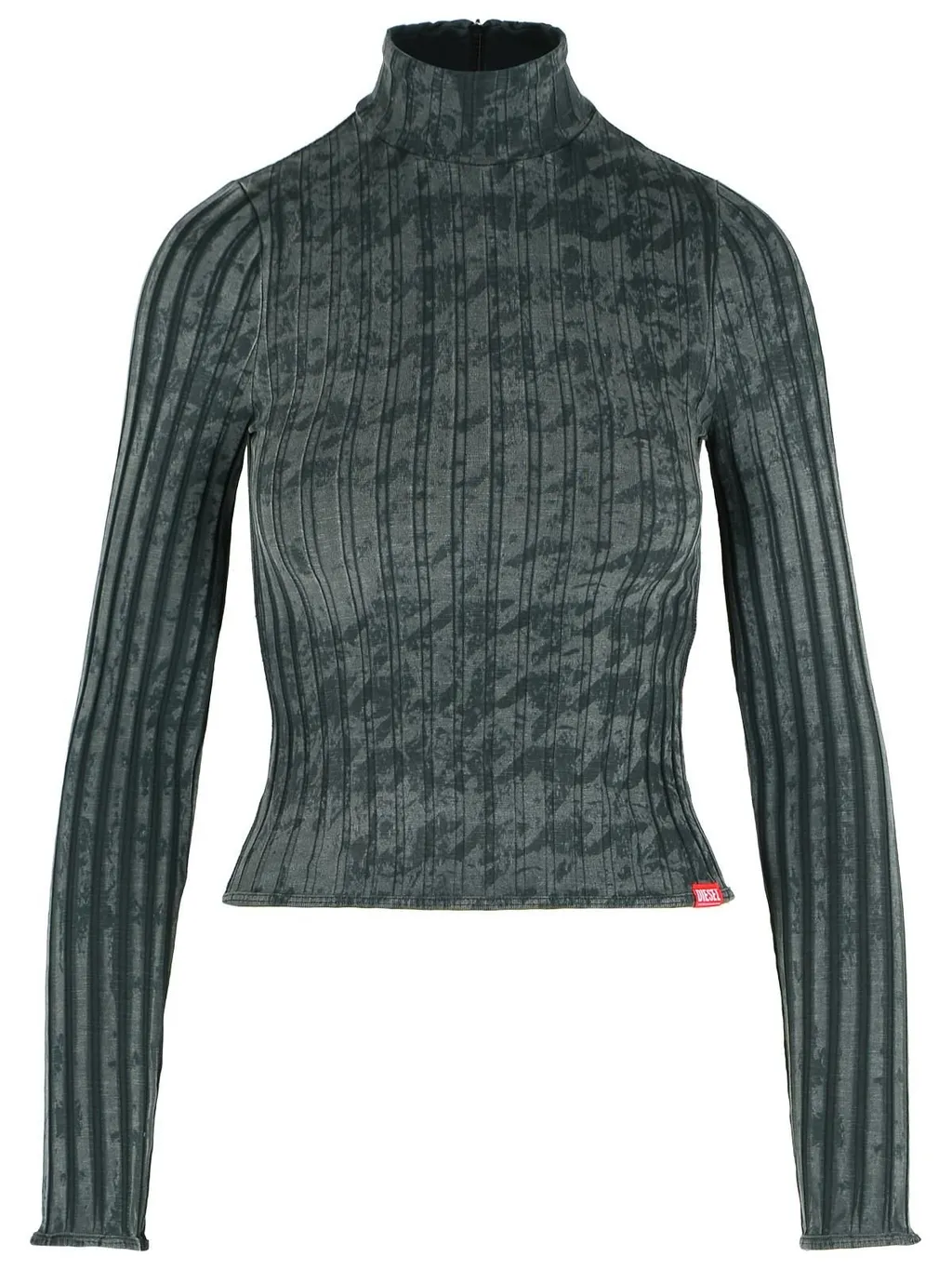 Logo Patch High Neck Top