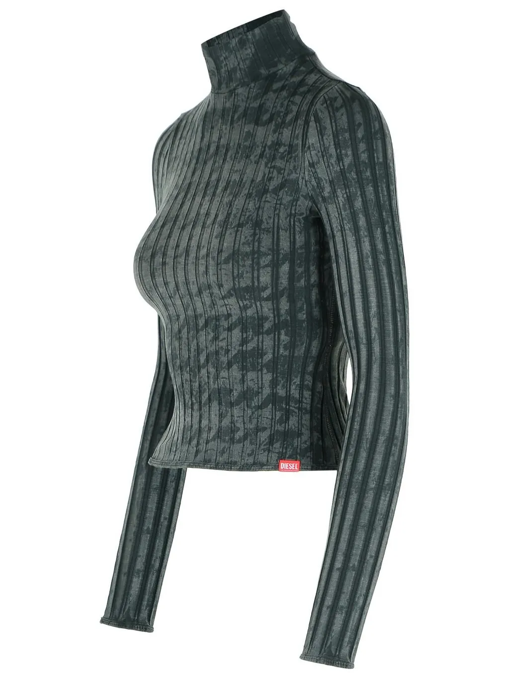 Logo Patch High Neck Top