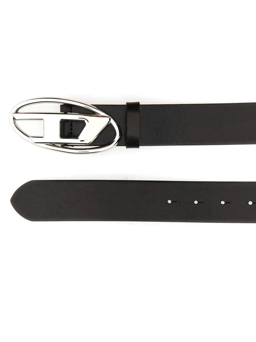 B-1Dr Logo Plaque Buckled Belt