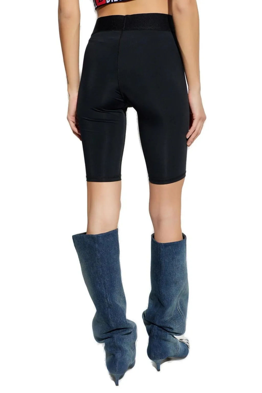 Logo-Waistband Pull-On Shorts