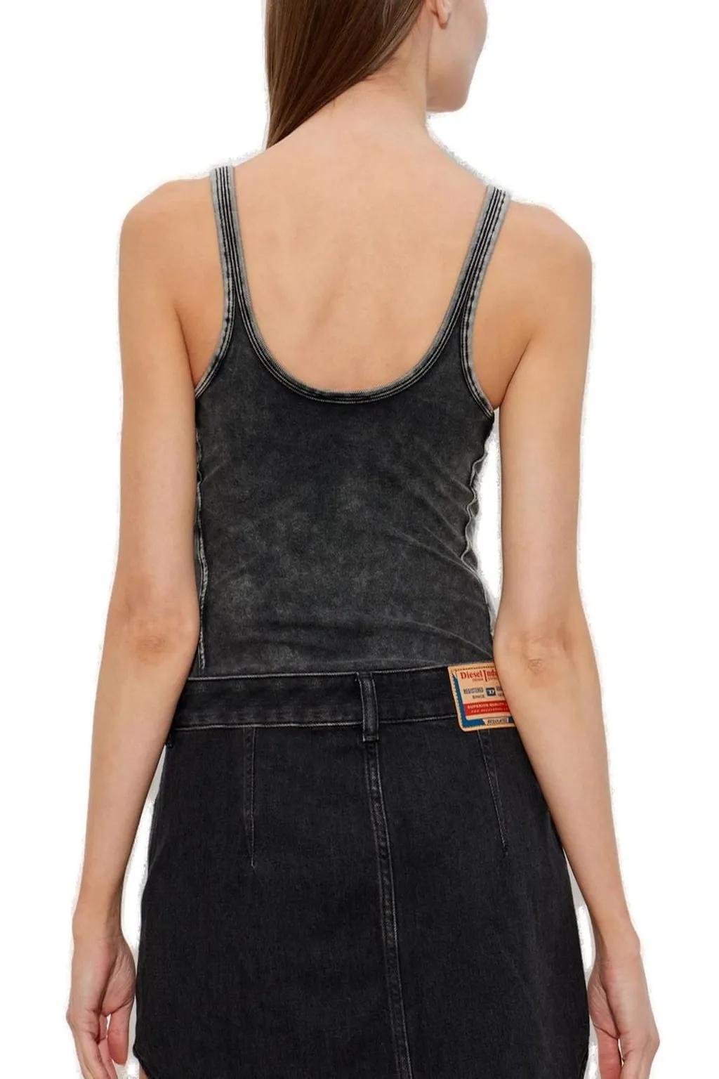 Phoebe-Dnm Scoop Neck Bodysuit