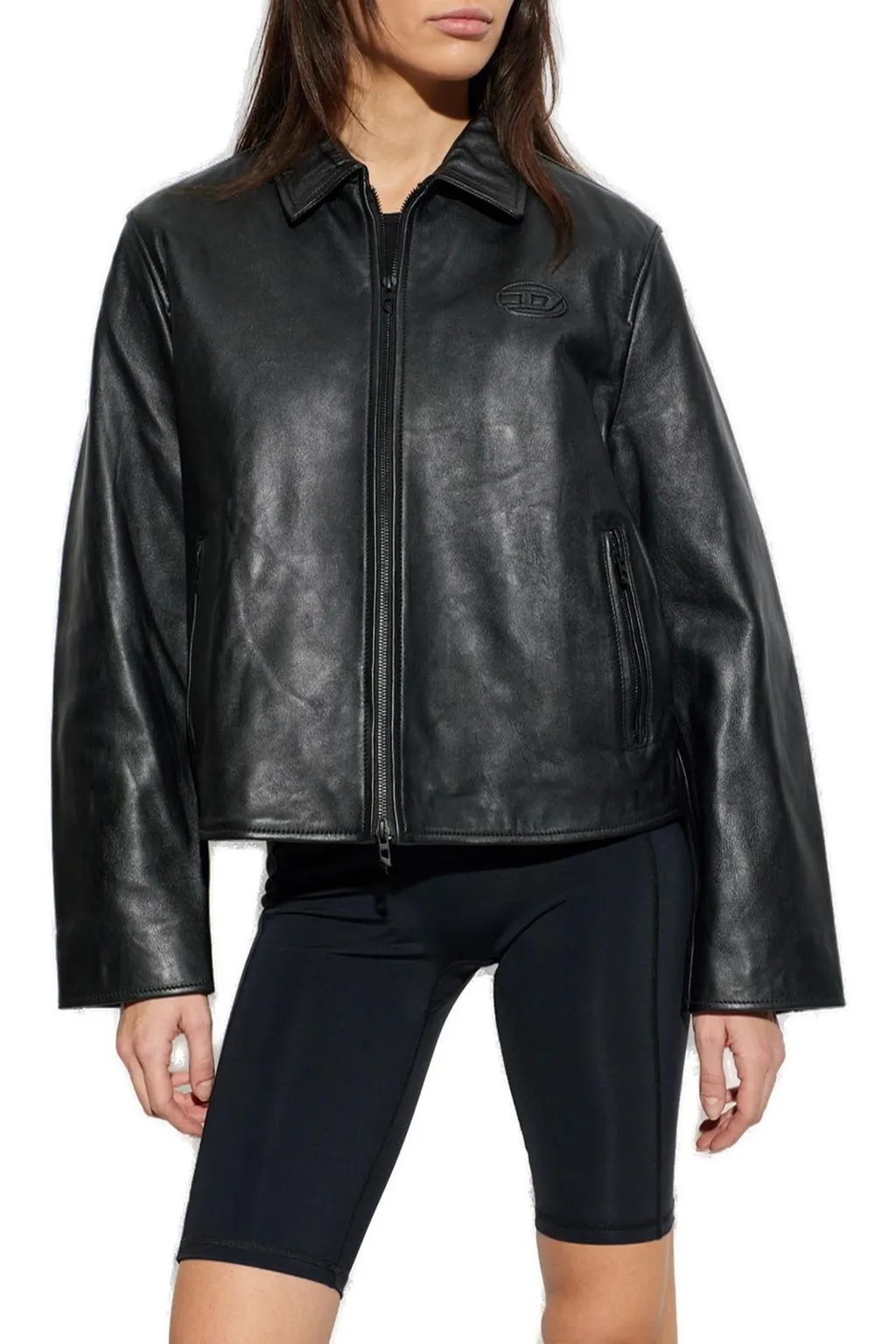 L-Amar-Fem-S2 Coach Leather Jacket