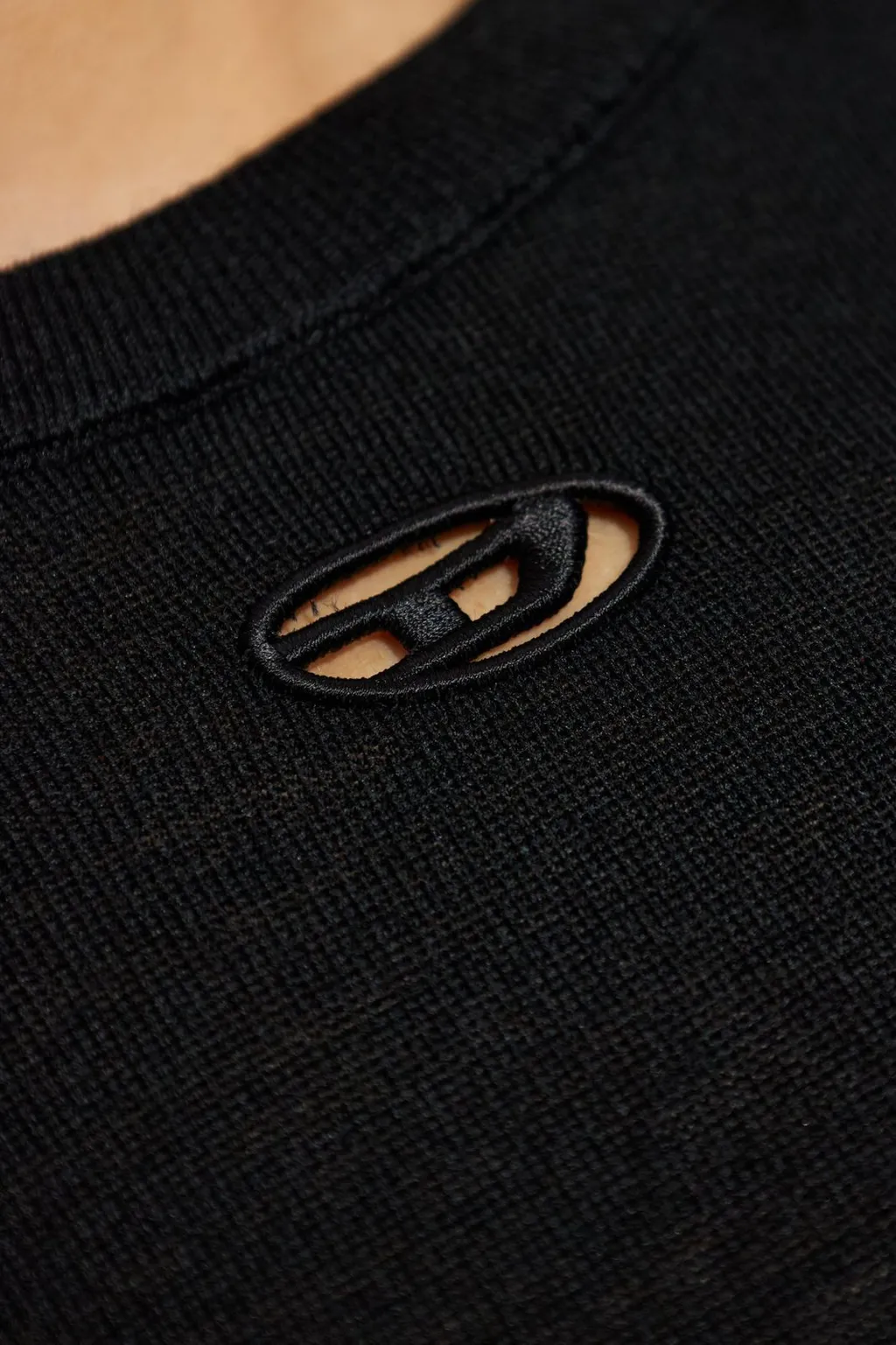 M-Aline Logo Embroidered Knitted Top
