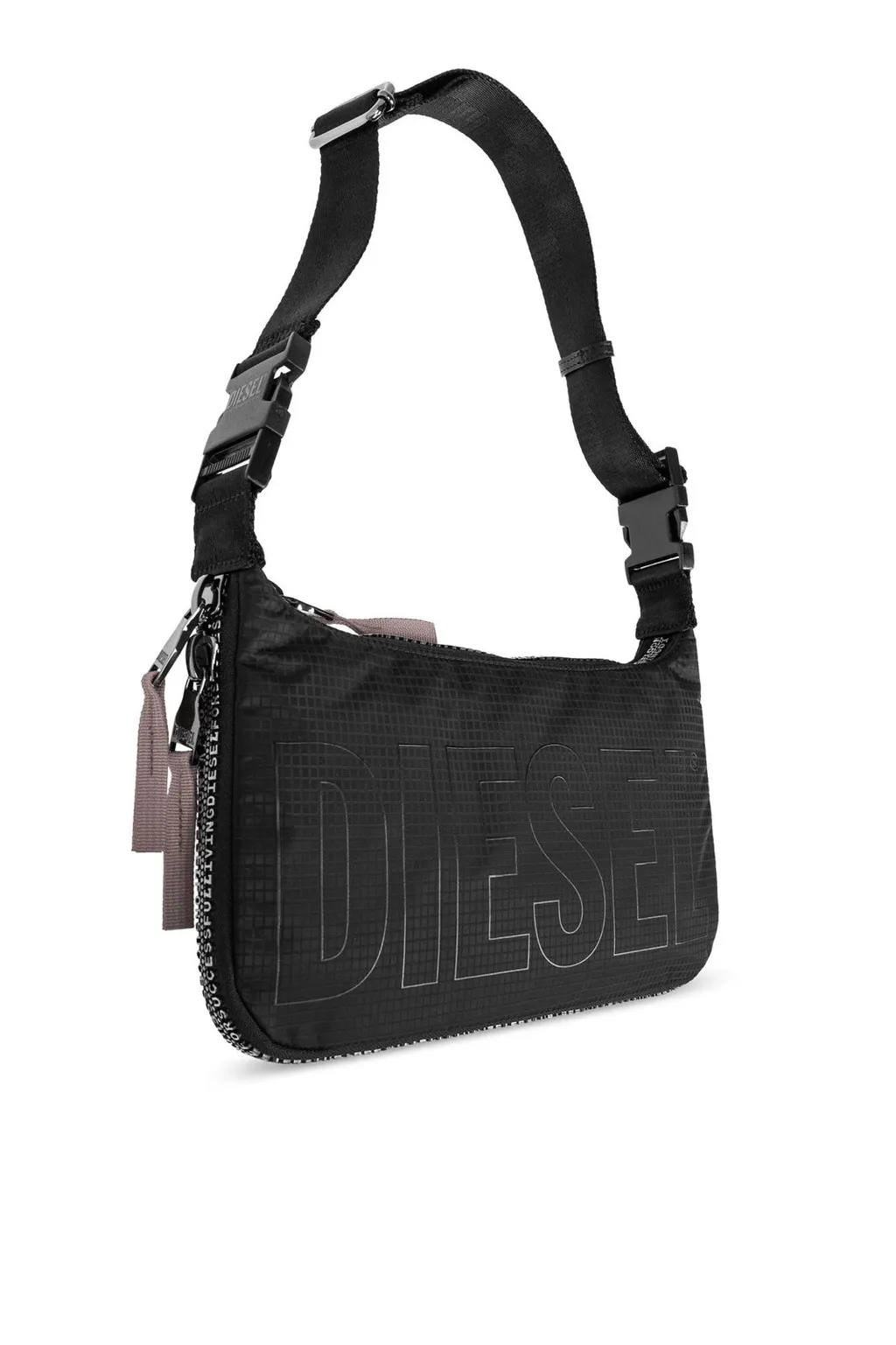 Zip-D-Zip-D Logo Printed Shoulder Bag