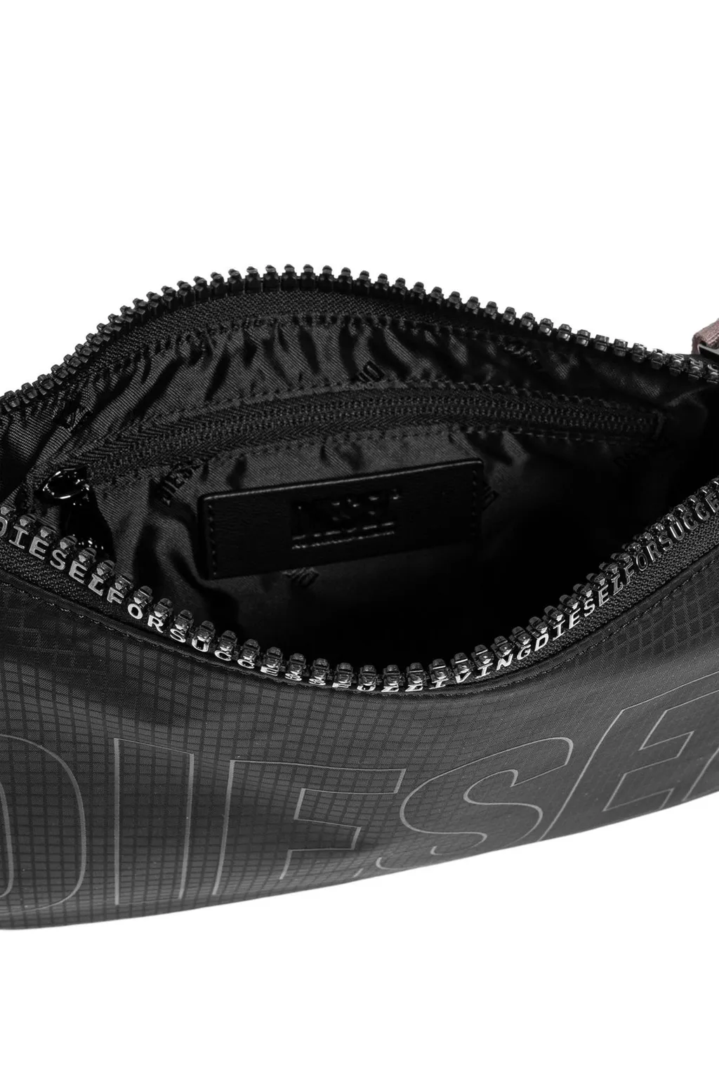Zip-D-Zip-D Logo Printed Shoulder Bag