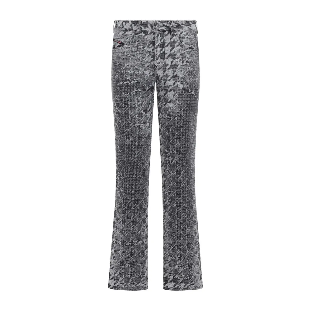 1992 D-Jiann Distressed Flared Jeans
