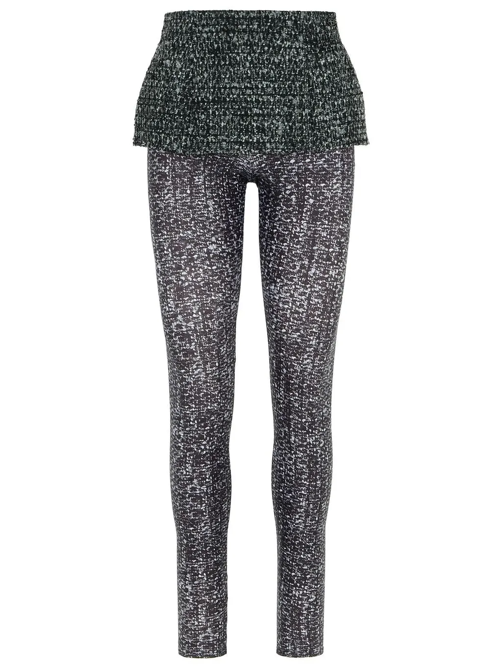 Miniskirt Layered Leggings