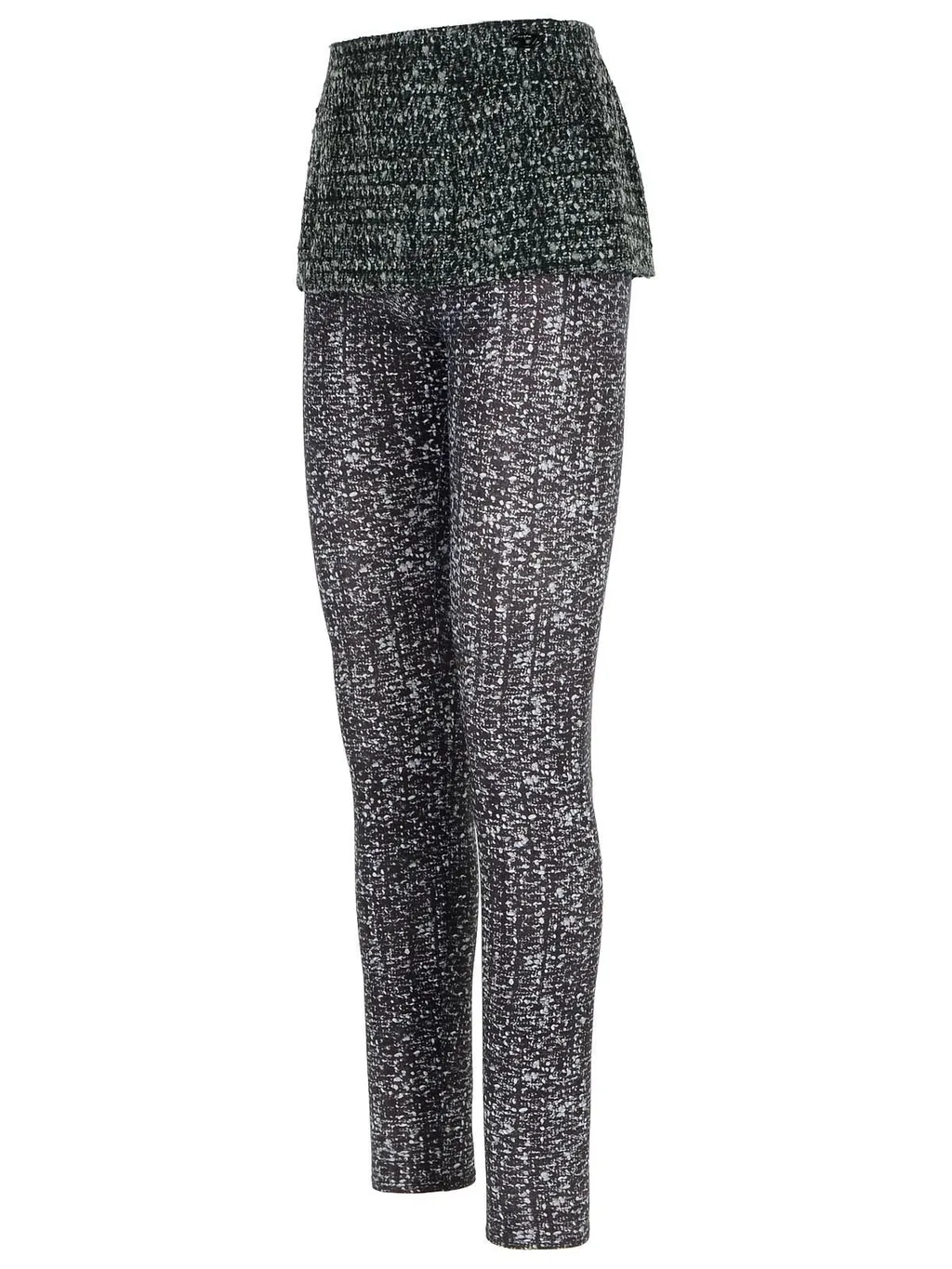 Miniskirt Layered Leggings