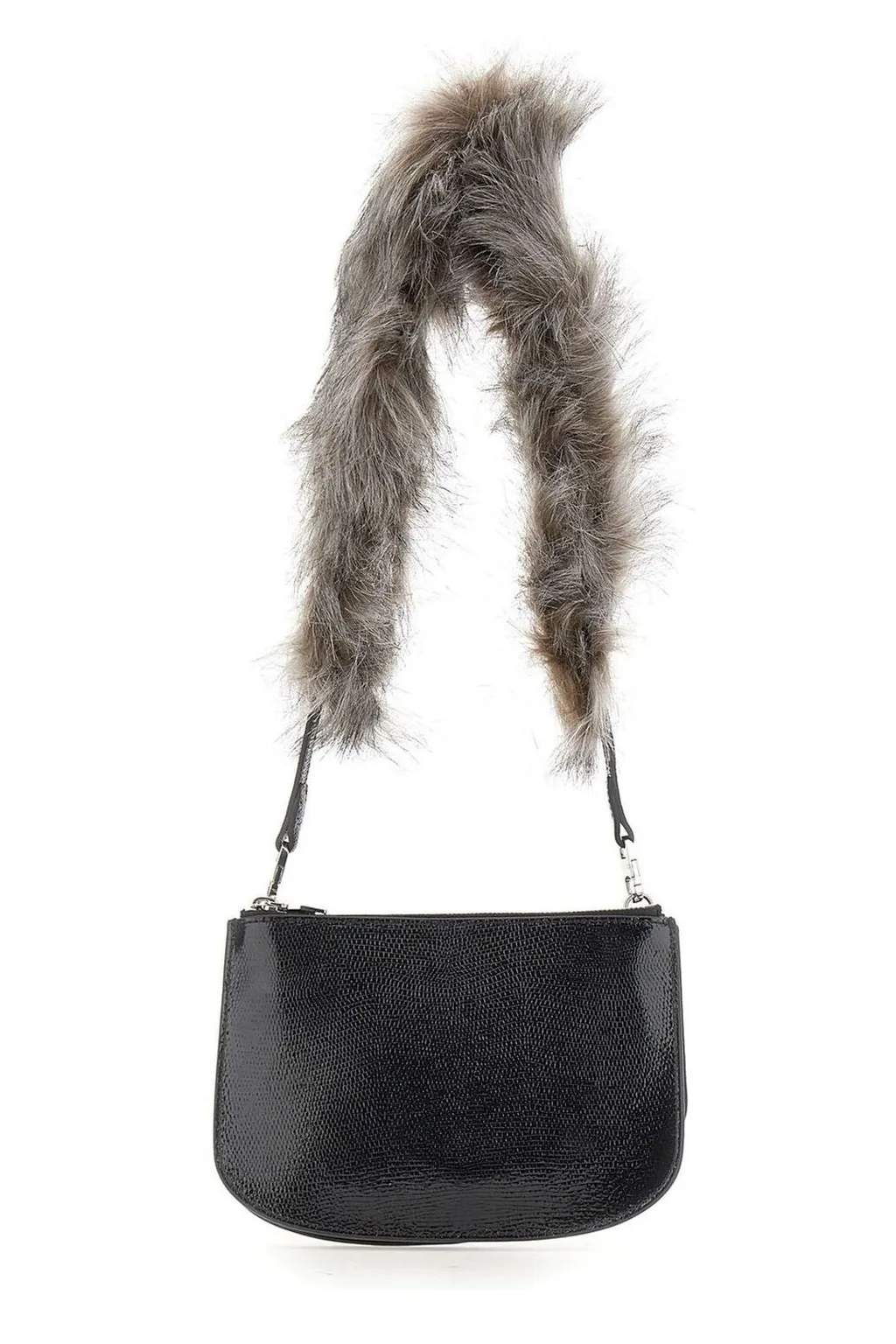 1-Dr Logo Embossed Shoulder Bag