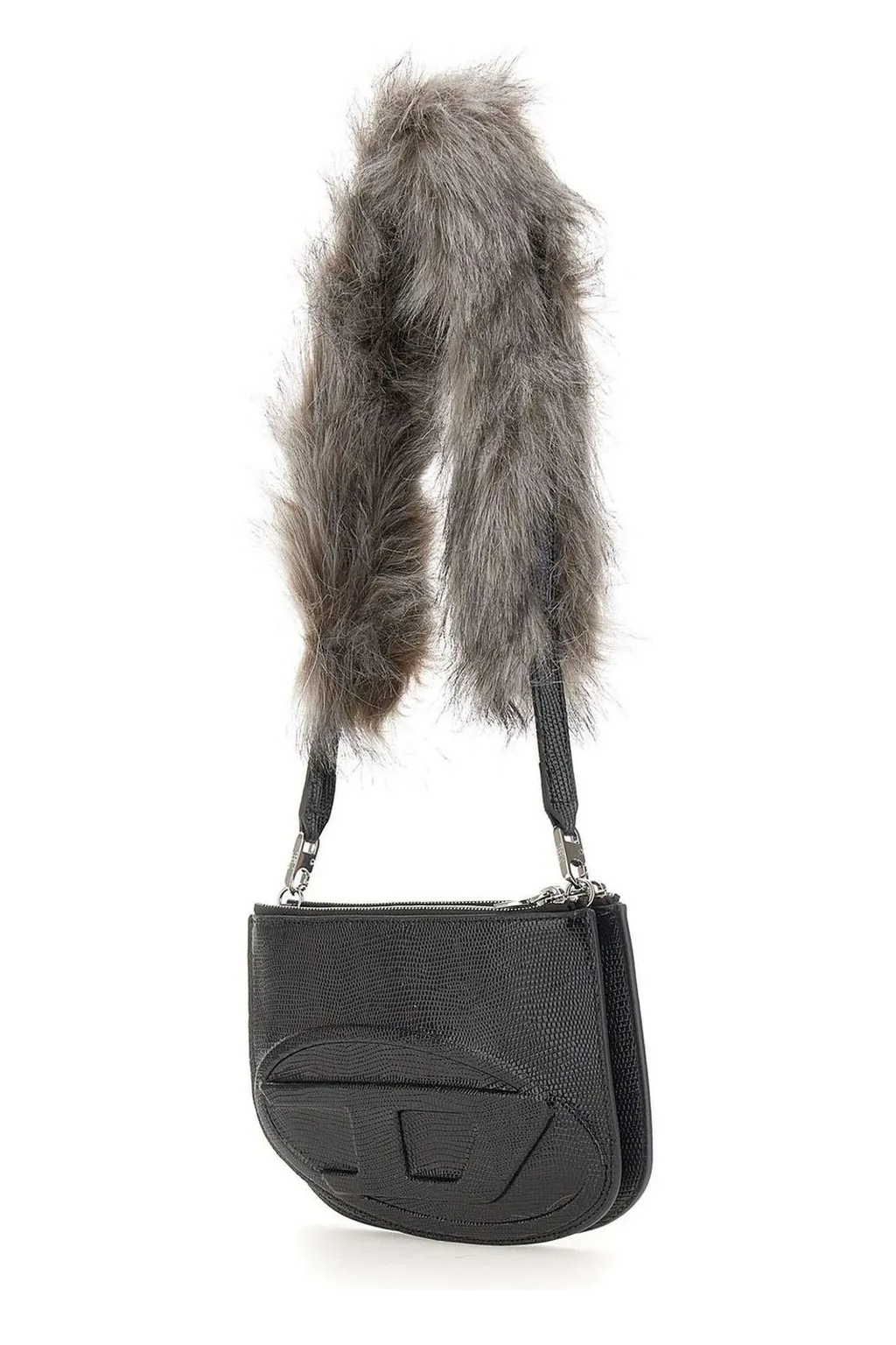 1-Dr Logo Embossed Shoulder Bag