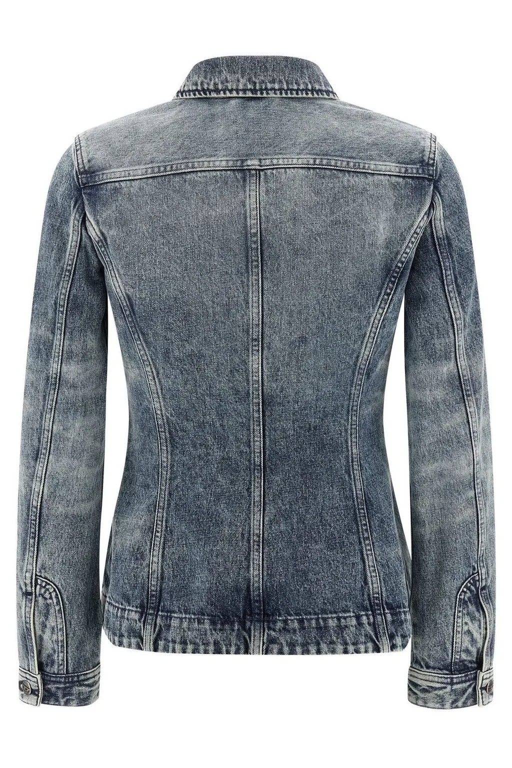 De Katerin Button-Up Denim Jacket