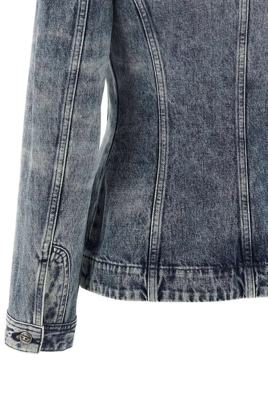 De Katerin Button-Up Denim Jacket