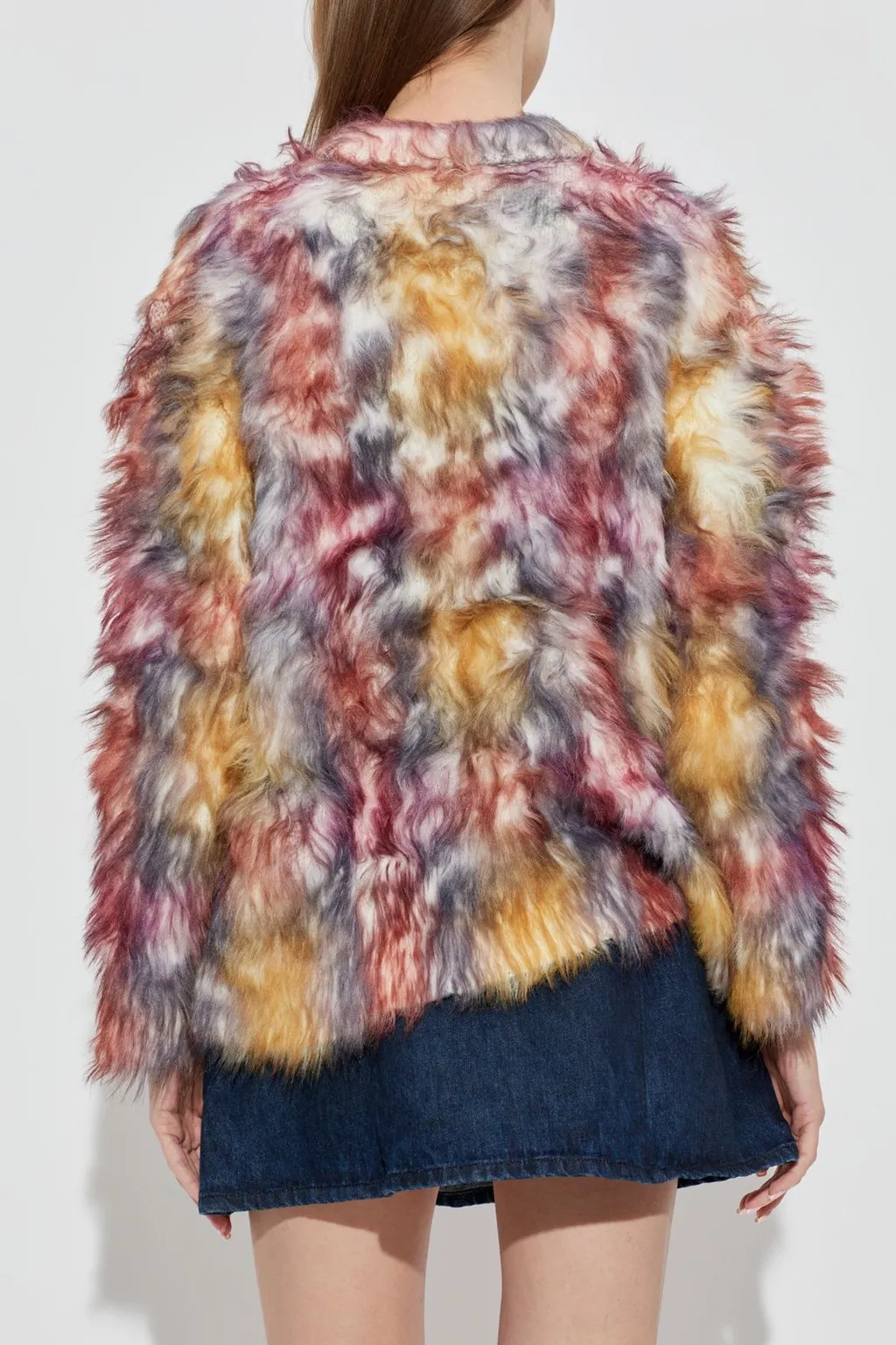 Checked Fluffy Jumper