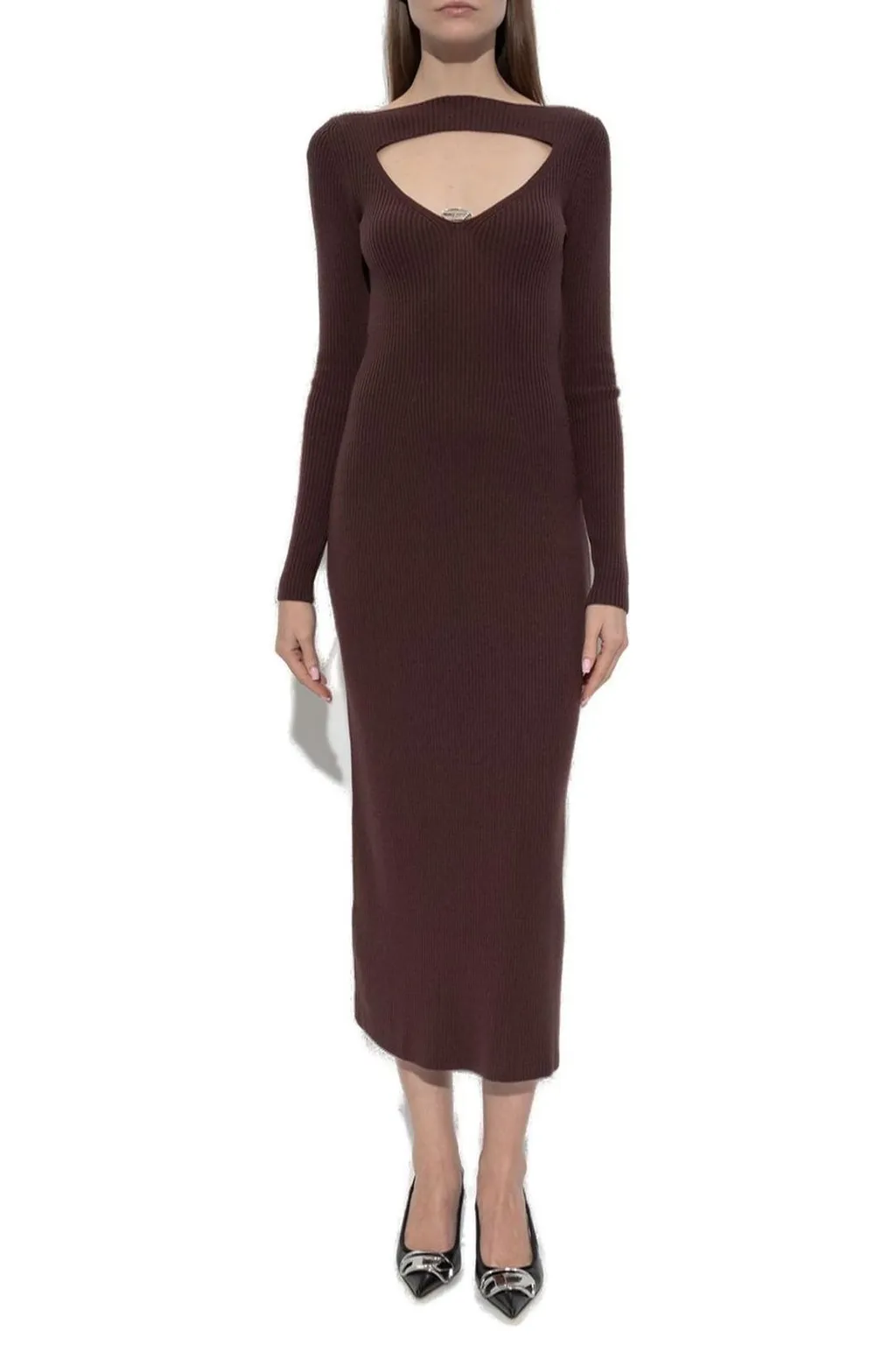 M-Oloni Cut-Out Detailed Knitted Dress