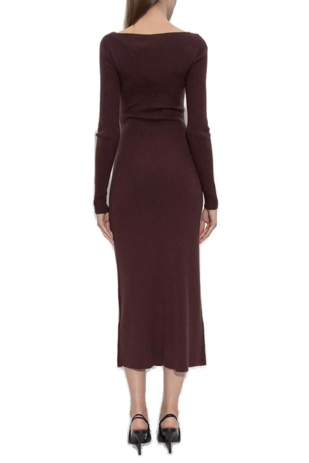 M-Oloni Cut-Out Detailed Knitted Dress