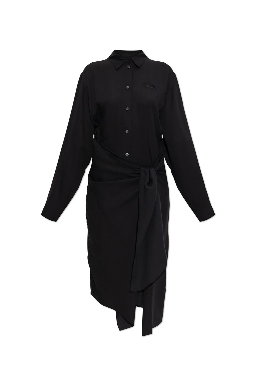 D-Iletta Long Sleeve Buttoned Dress