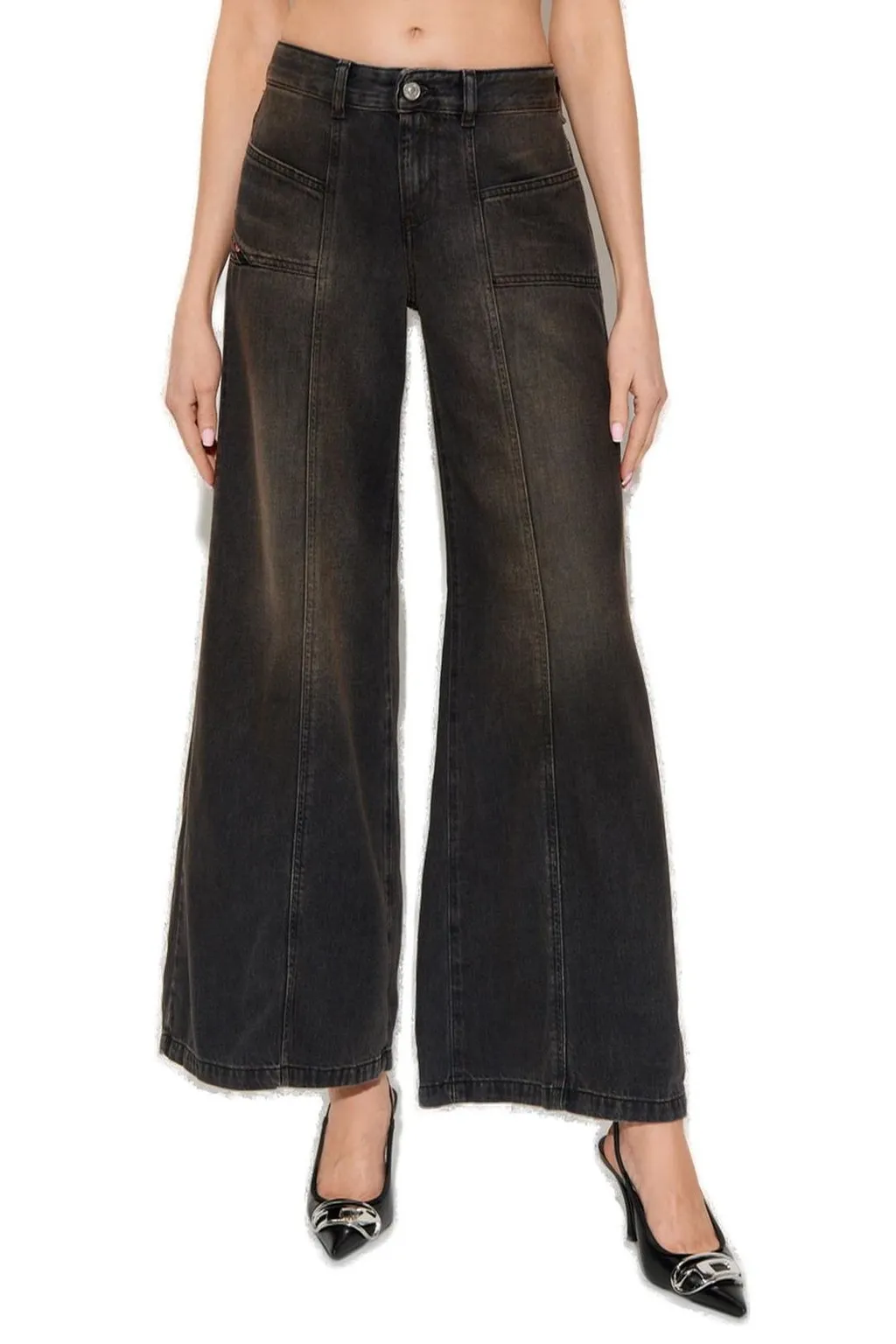 D-Akii Wide Leg Jeans