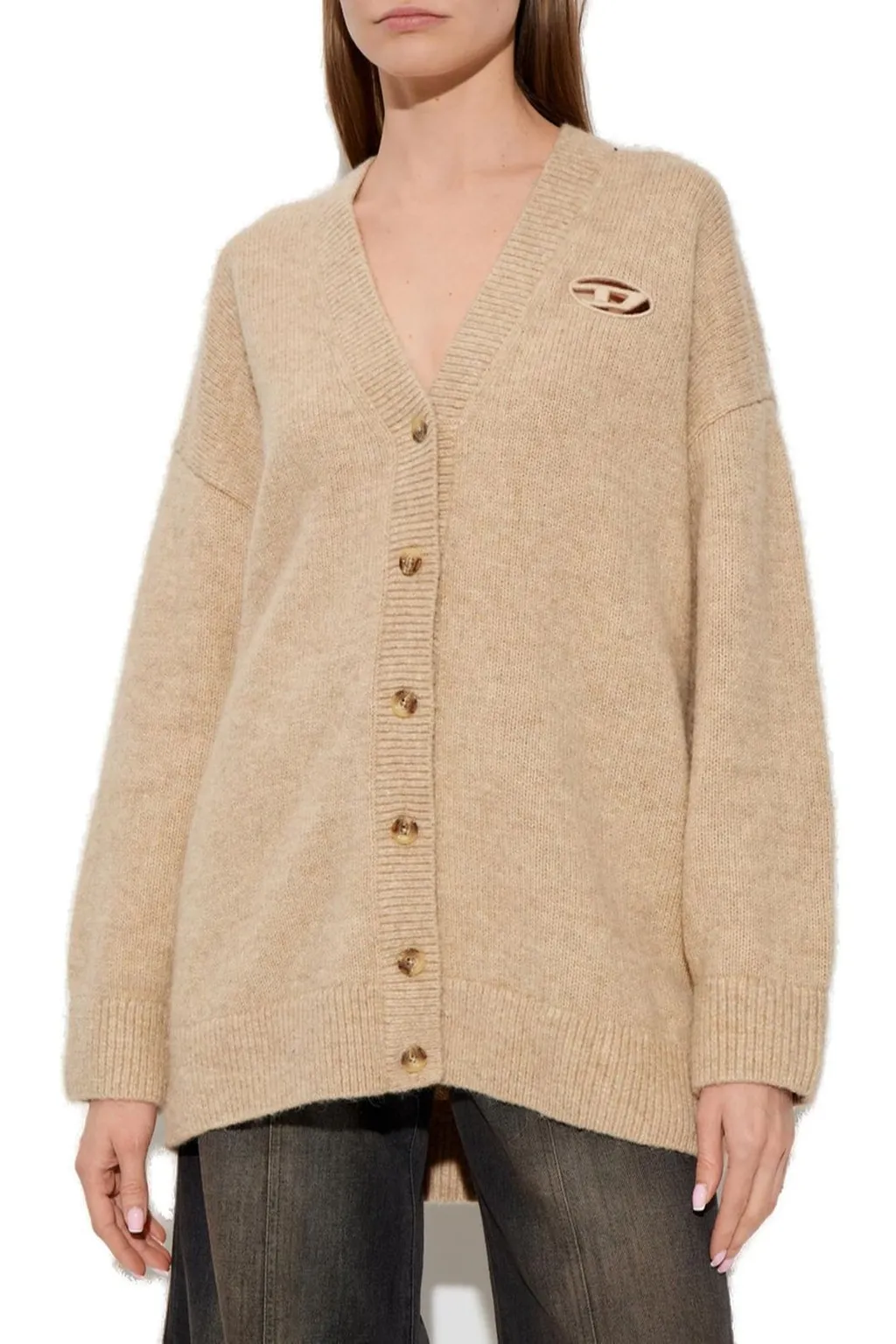M-Areela Oval D Logo Cardigan