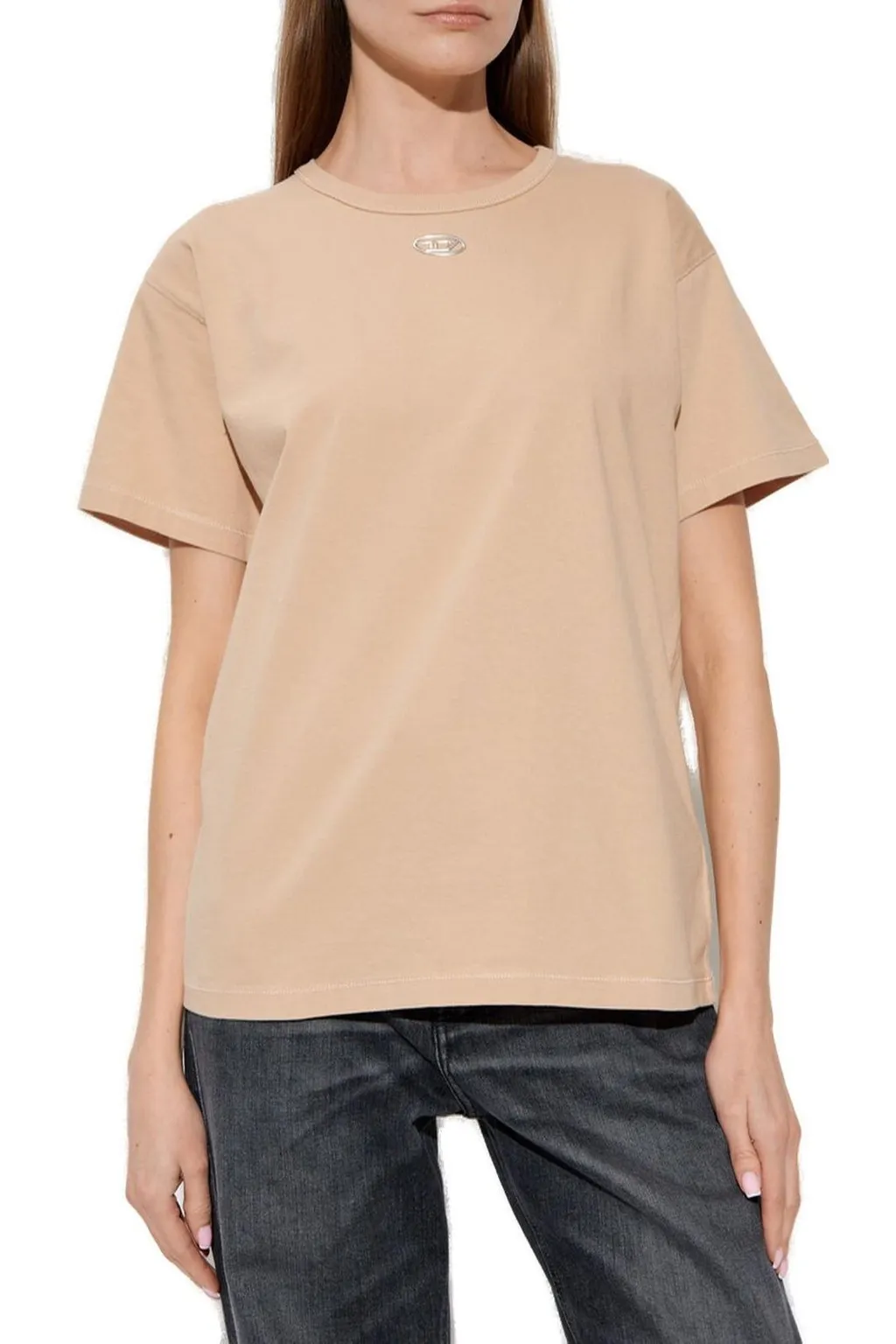 T-Normy-Od-S1 Metallic Oval D T-Shirt