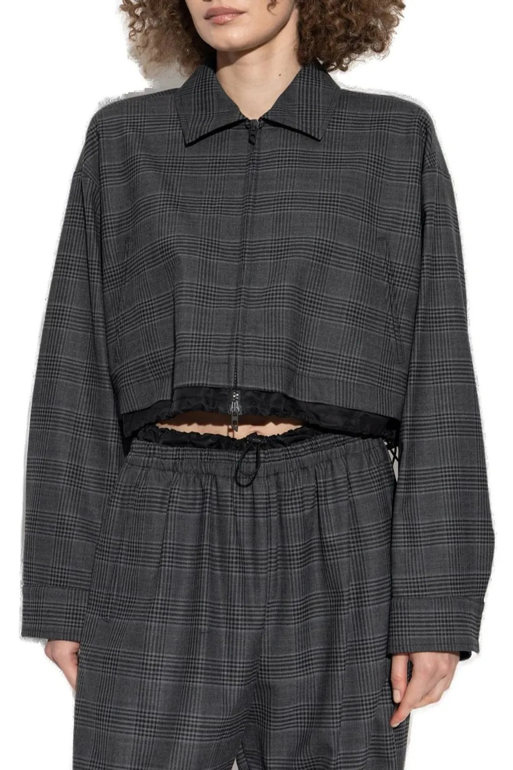 J-Ting-Fem Cropped Coach Jacket