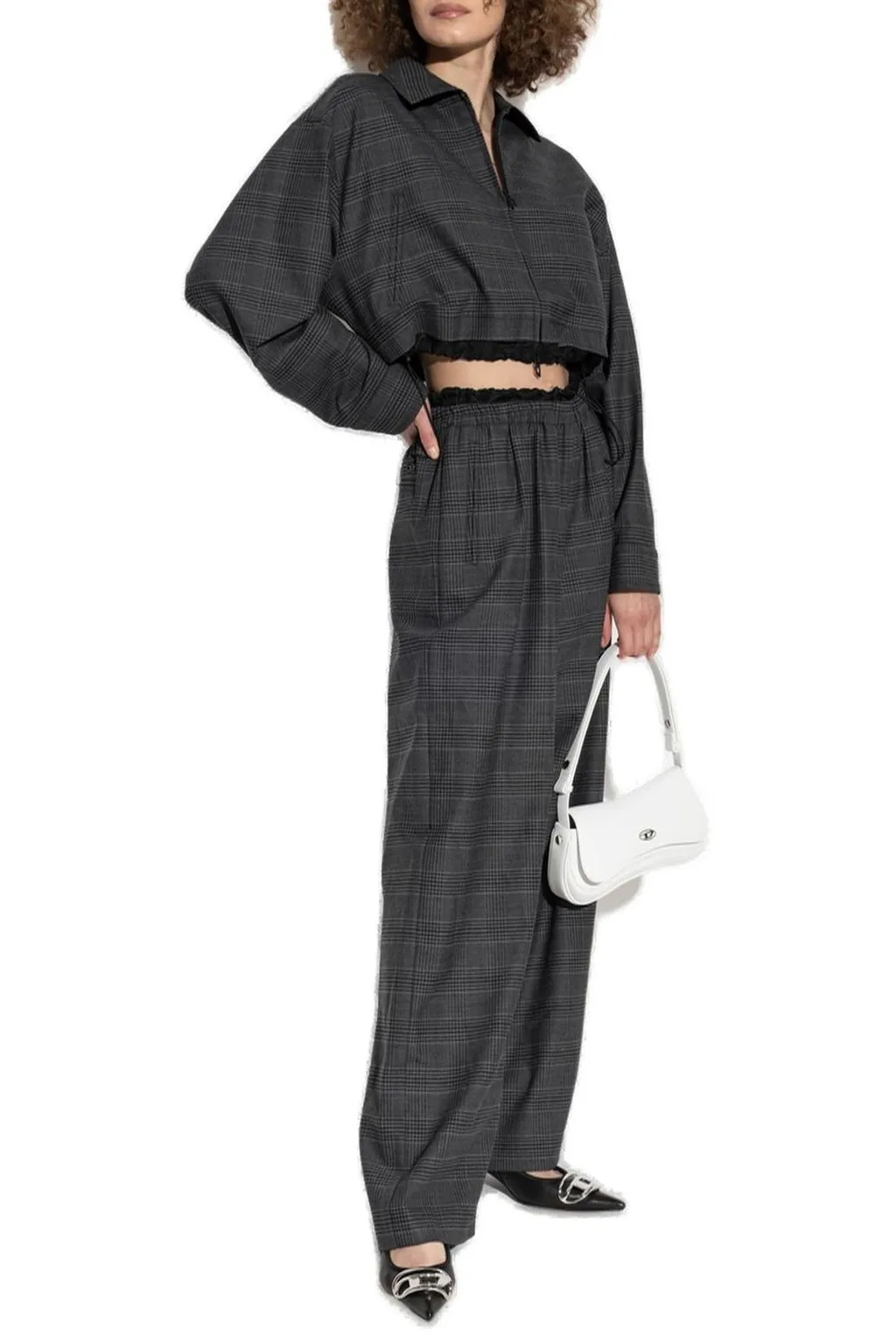 J-Ting-Fem Cropped Coach Jacket