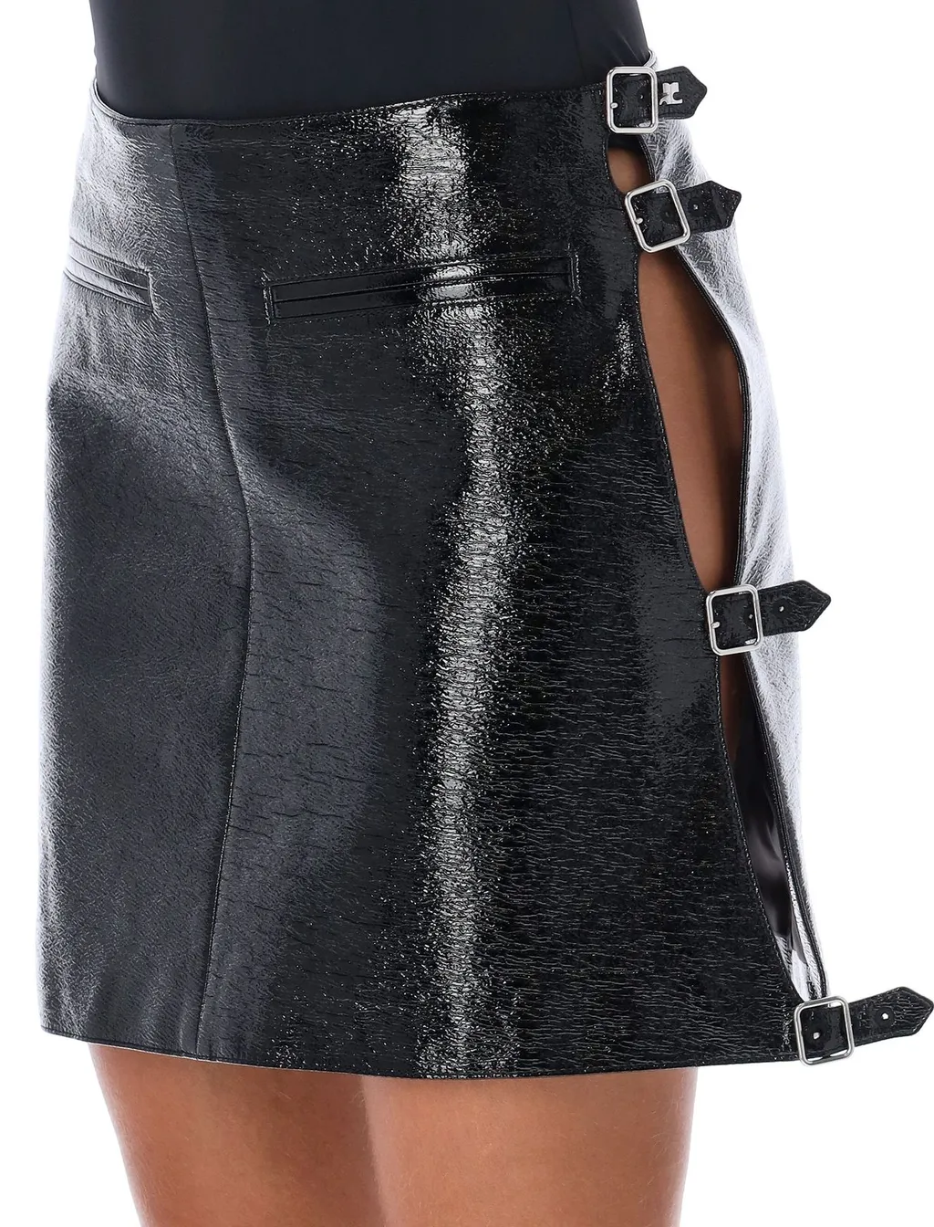 Vinyl Mini Skirt