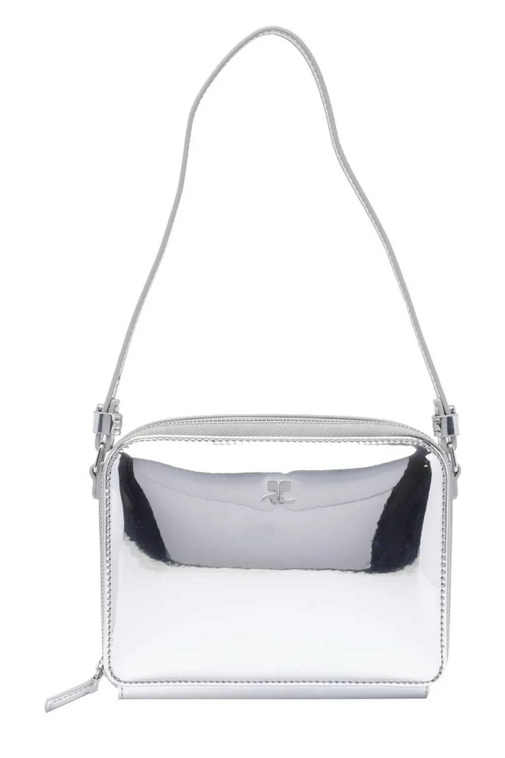 Cloud Chained Logo Plaque Shoulder Bag