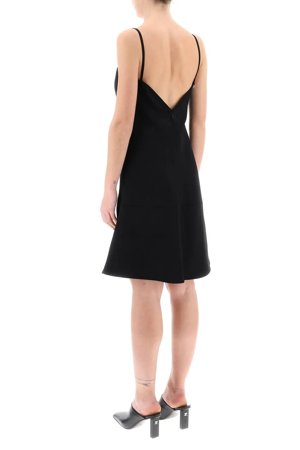 V-Neck Backless Dress