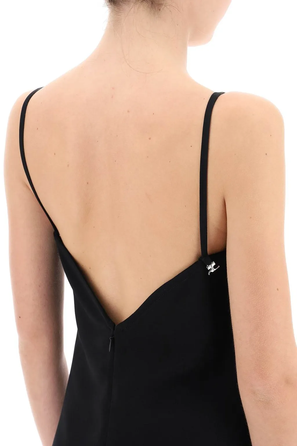 V-Neck Backless Dress