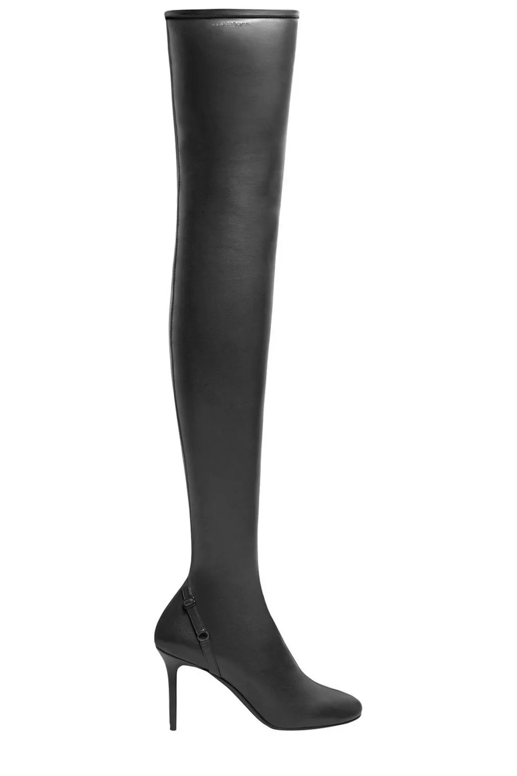 Oblique Thigh-High Boots