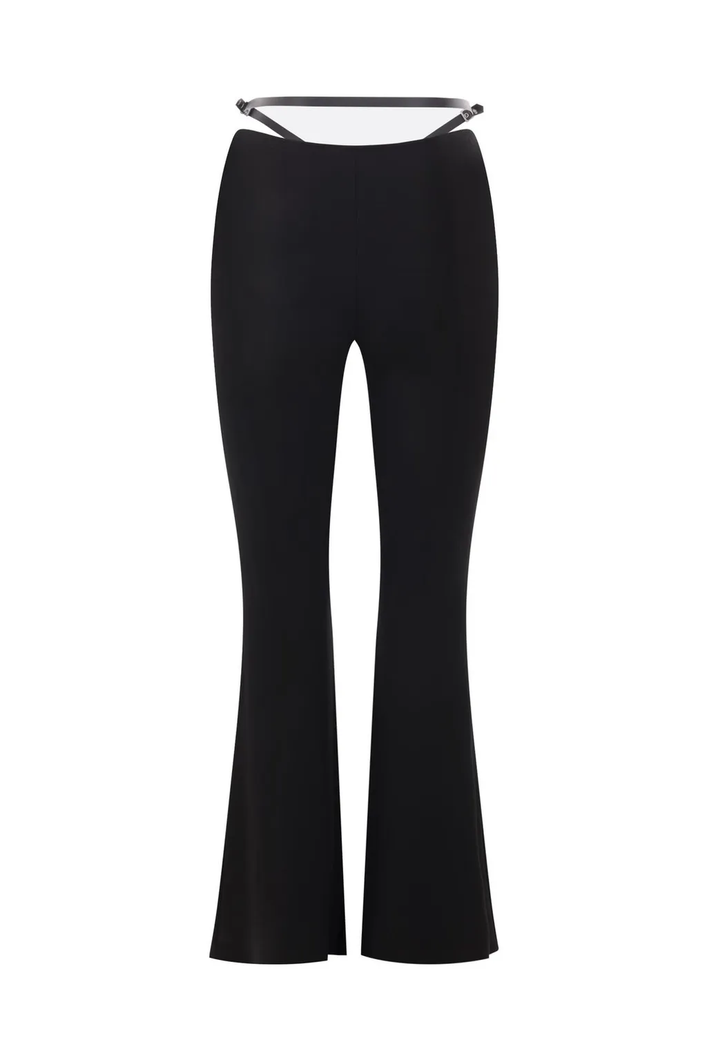 Slash Sangle Crepe Jersey Pants
