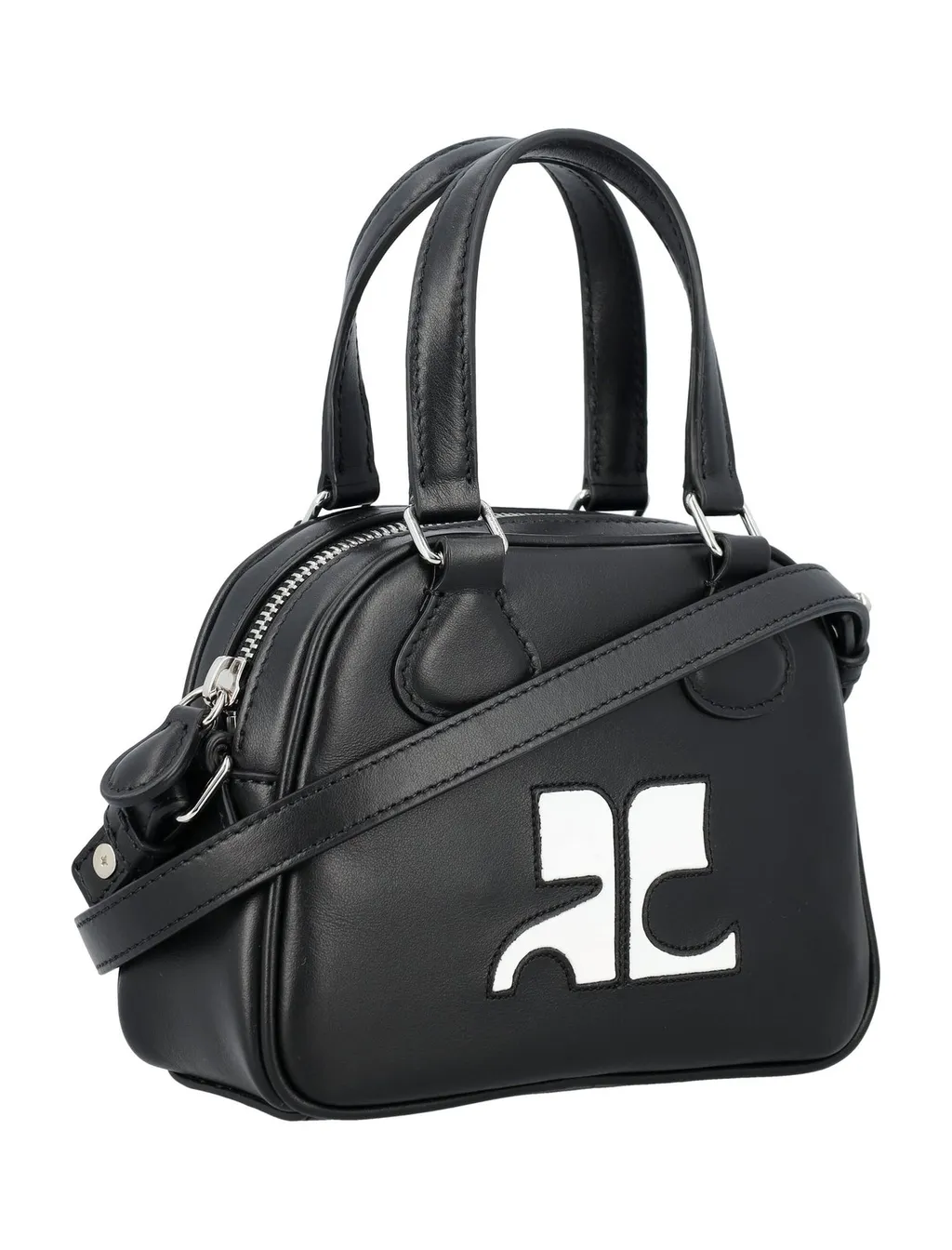 Logo Patch Zip-Up Bowling Bag