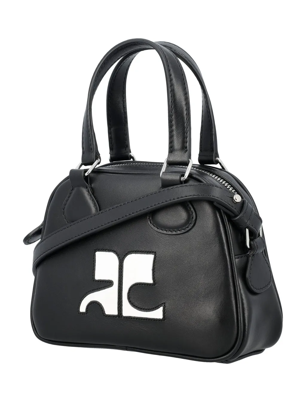 Logo Patch Zip-Up Bowling Bag