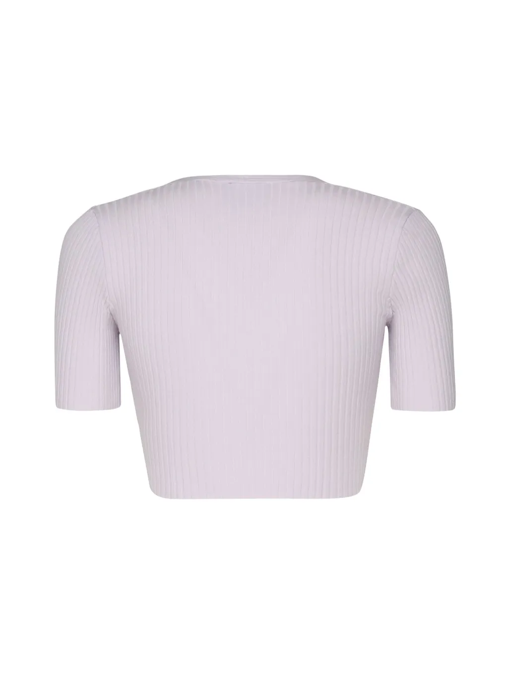 V-Neck Cropped Knitted Top