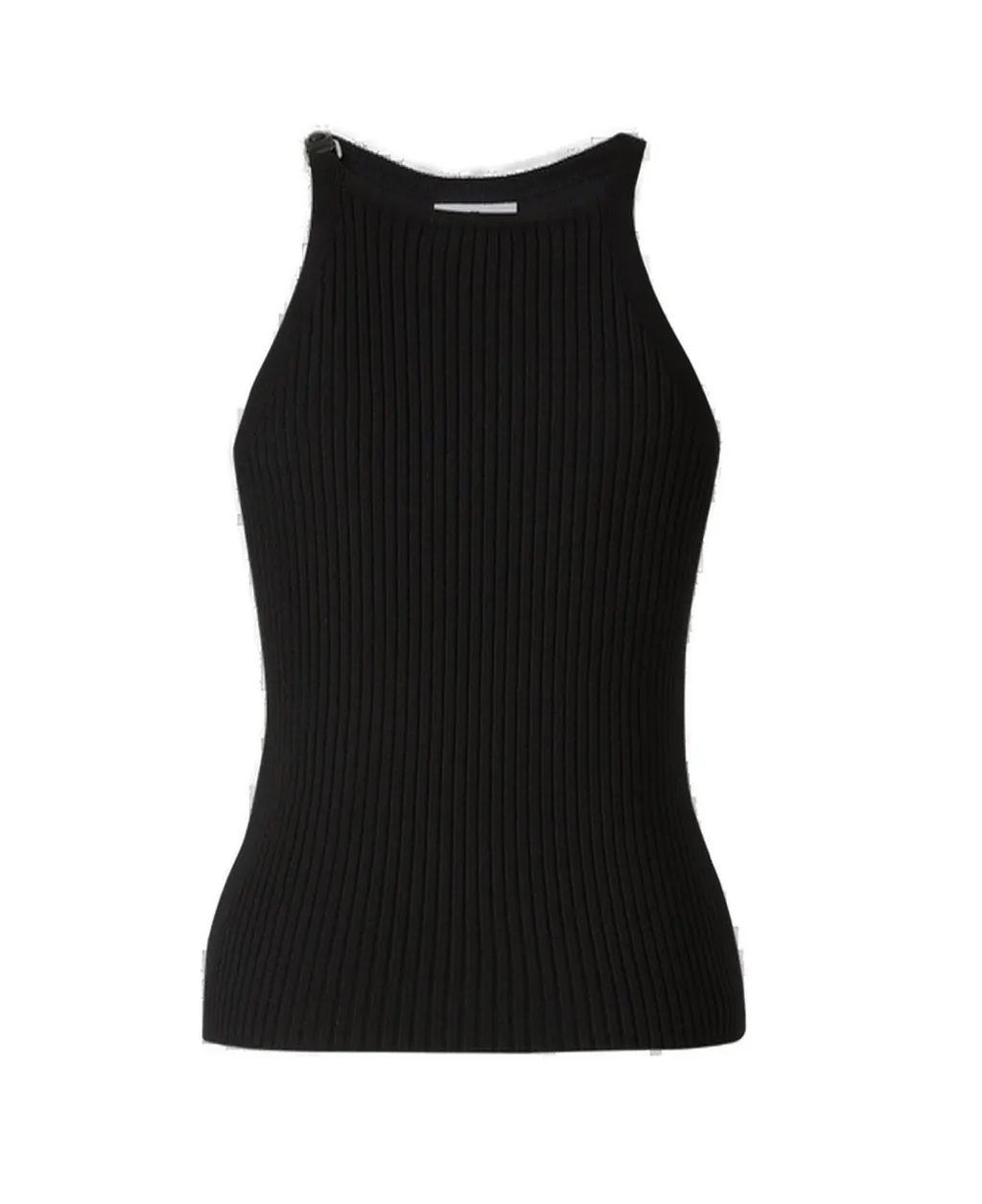 Buckle Rib Knit Tank Top