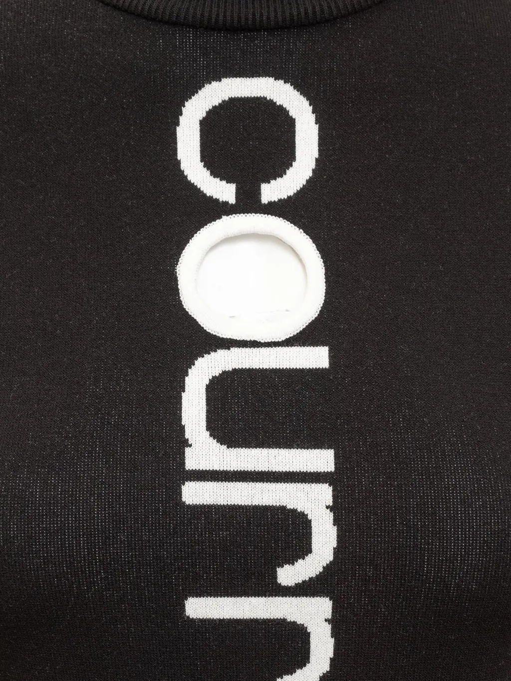 Logo Intarsia High Neck Jumper