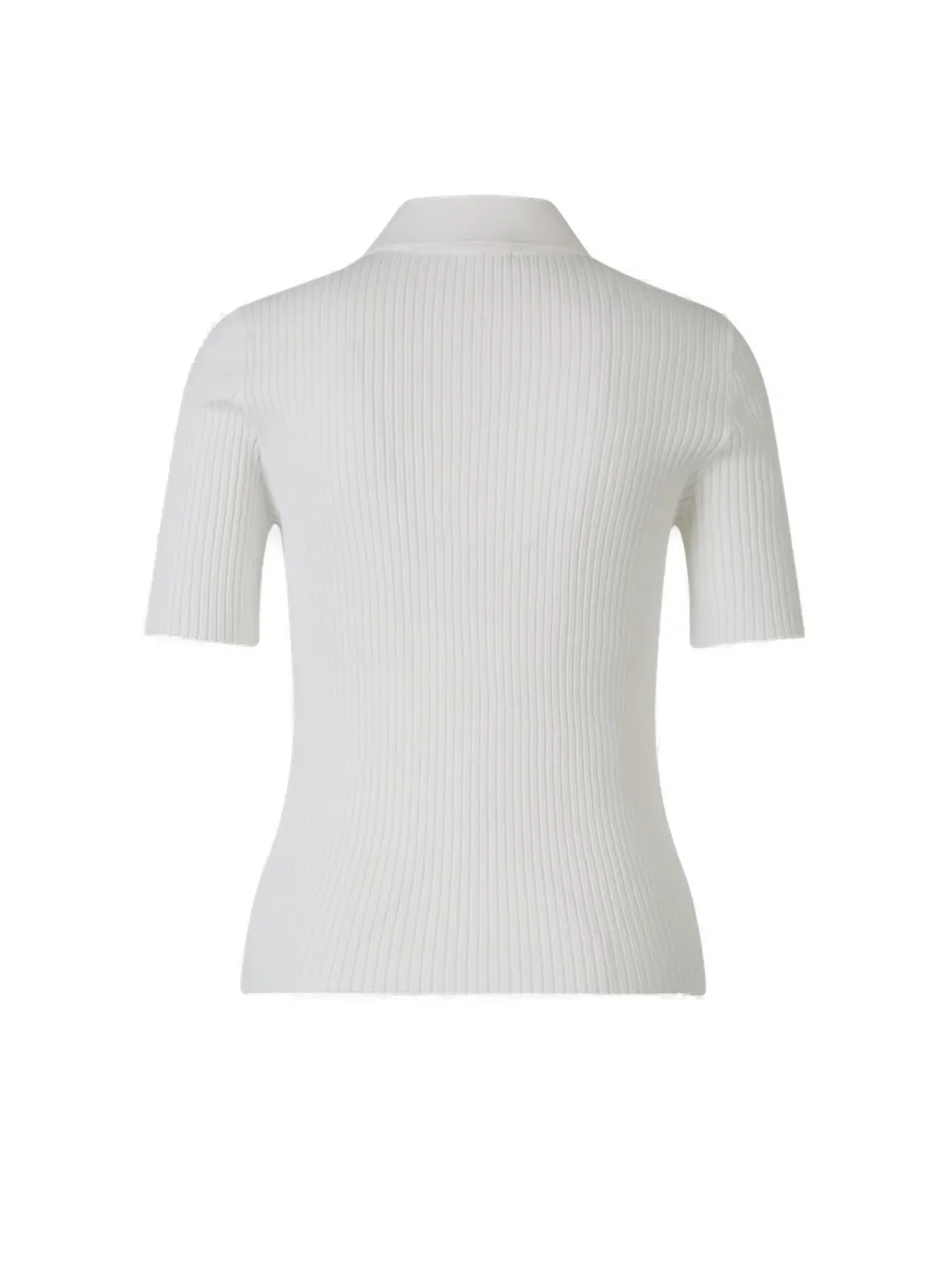 Iconic Rib Knit Polo Shirt